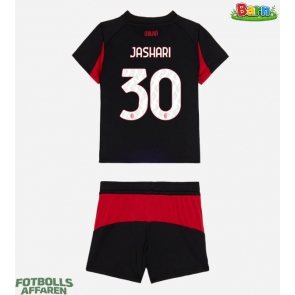 AC Milan Ardon Jashari #30 Hemmaställ Barn 2025-26 Kortärmad (+ Korta byxor)